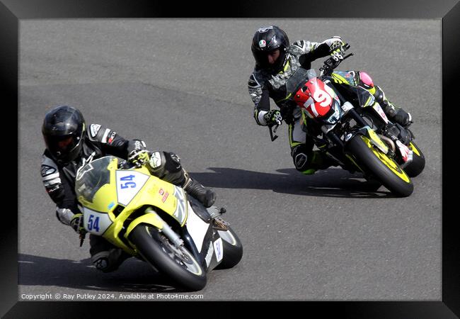 BMCRC Thunderbike Sport & BMCRC SuperTwins Framed Print by Ray Putley