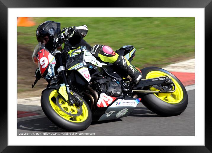 BMCRC Thunderbike Sport & BMCRC SuperTwins Framed Mounted Print by Ray Putley