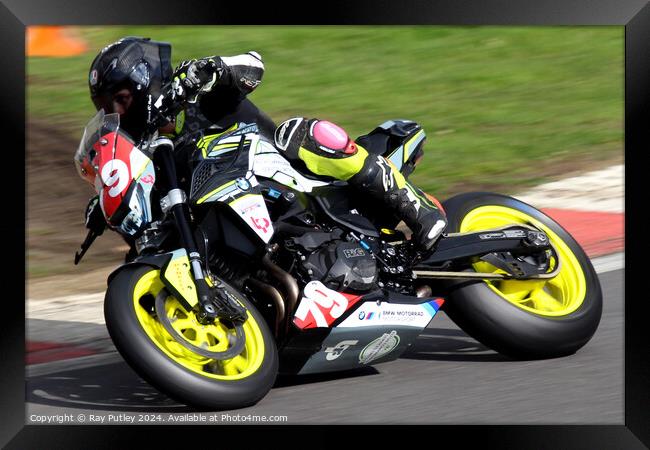 BMCRC Thunderbike Sport & BMCRC SuperTwins Framed Print by Ray Putley