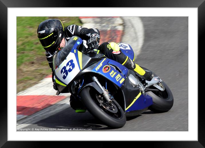 BMCRC Thunderbike Sport & BMCRC SuperTwins Framed Mounted Print by Ray Putley