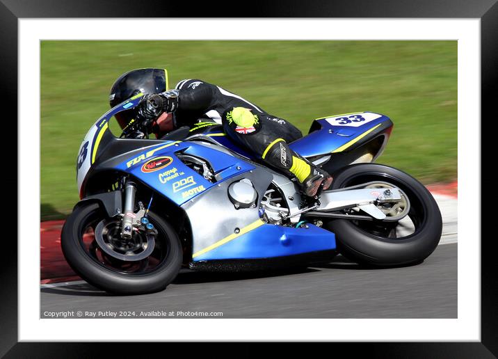 BMCRC Thunderbike Sport & BMCRC SuperTwins Framed Mounted Print by Ray Putley