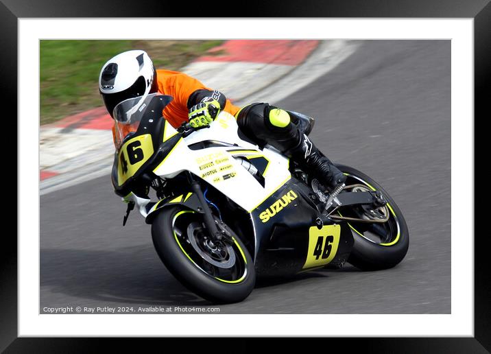 BMCRC Thunderbike Sport & BMCRC SuperTwins Framed Mounted Print by Ray Putley