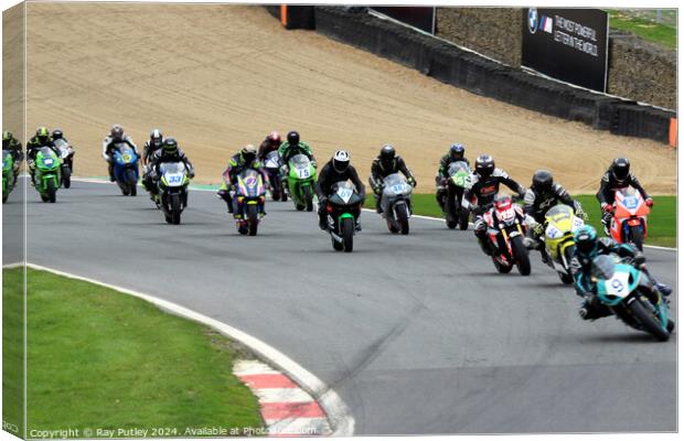 BMCRC Thunderbike Sport & BMCRC SuperTwins Canvas Print by Ray Putley