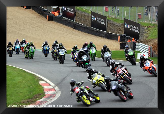 BMCRC Thunderbike Sport & BMCRC SuperTwins Framed Print by Ray Putley