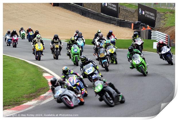 BMCRC Thunderbike Sport & BMCRC SuperTwins Print by Ray Putley