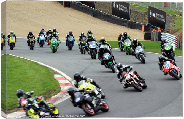 BMCRC Thunderbike Sport & BMCRC SuperTwins Canvas Print by Ray Putley