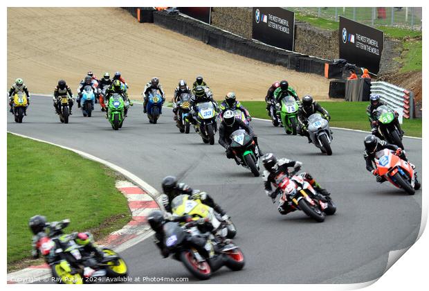 BMCRC Thunderbike Sport & BMCRC SuperTwins Print by Ray Putley