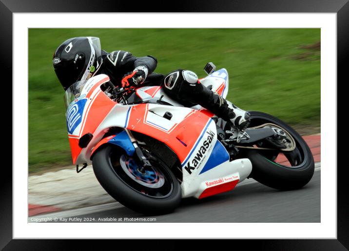 BMCRC Thunderbike Sport & BMCRC SuperTwins Framed Mounted Print by Ray Putley