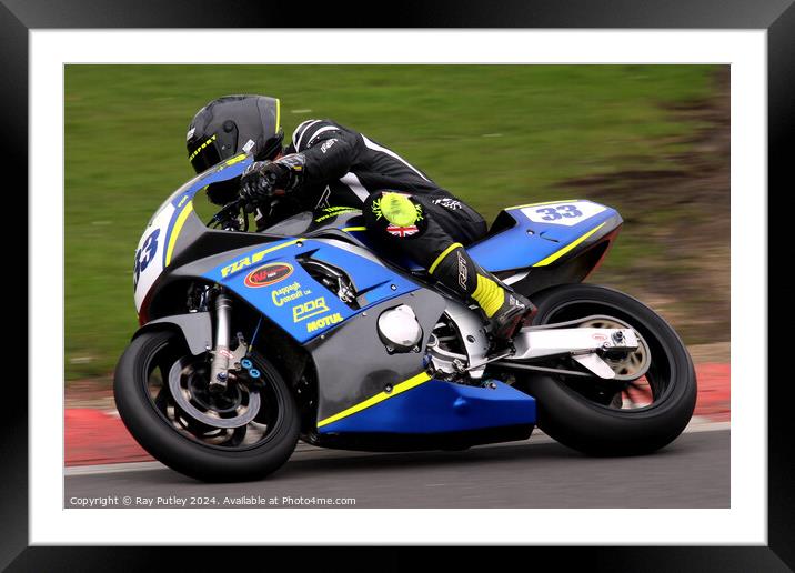 BMCRC Thunderbike Sport & BMCRC SuperTwins Framed Mounted Print by Ray Putley