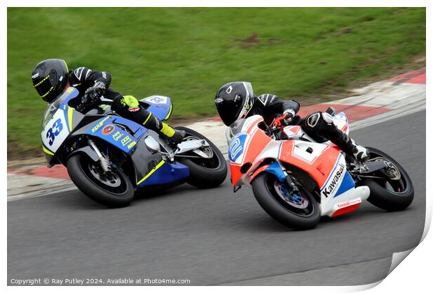 BMCRC Thunderbike Sport & BMCRC SuperTwins Print by Ray Putley