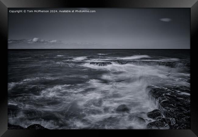 Moray Firth Shore Seascape Framed Print by Tom McPherson