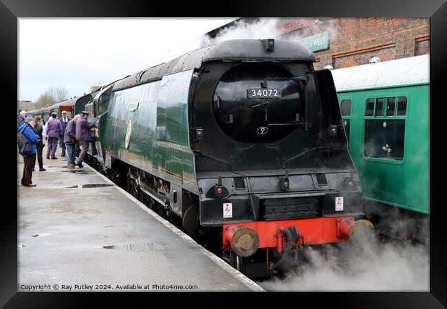 Spa Valley Railway Framed Print by Ray Putley