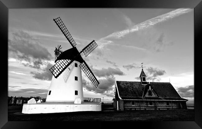 Lytham Windmill Framed Print by Michele Davis