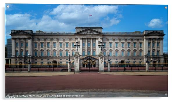 Buckingham Palace Acrylic by Tom McPherson