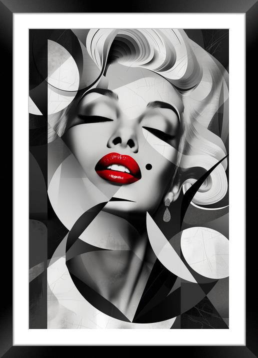 Marilyn Monroe Art Framed Mounted Print by Steve Smith