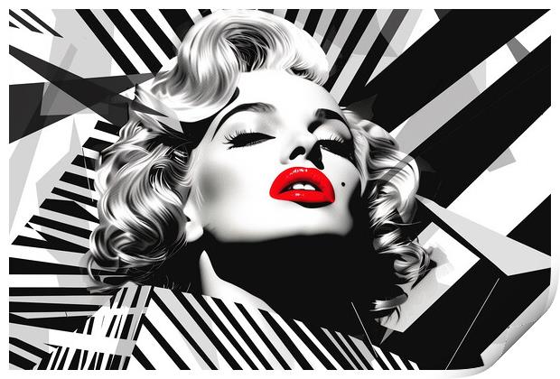 Marilyn Monroe Art Print by Steve Smith