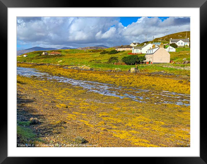 Isle of  Scalpay  Framed Mounted Print by Ian Donaldson