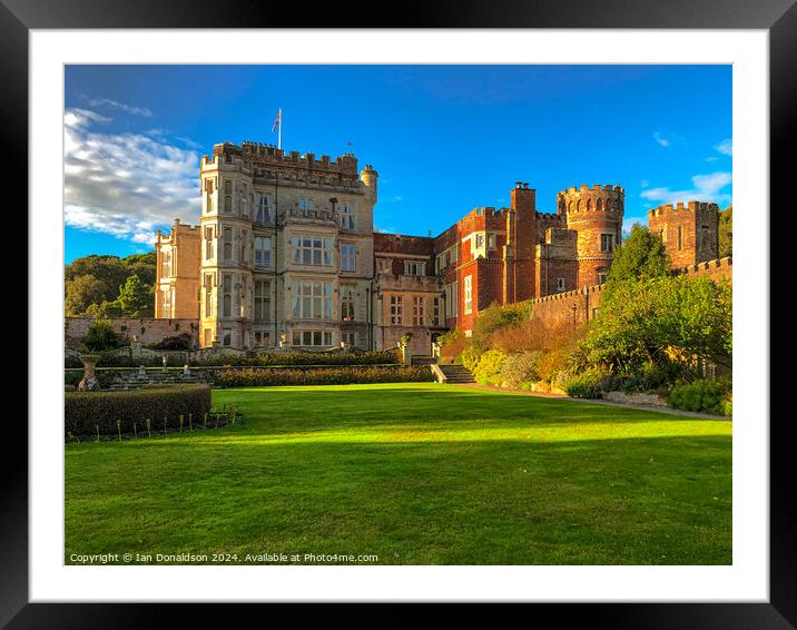 Brownsea Castle Framed Mounted Print by Ian Donaldson