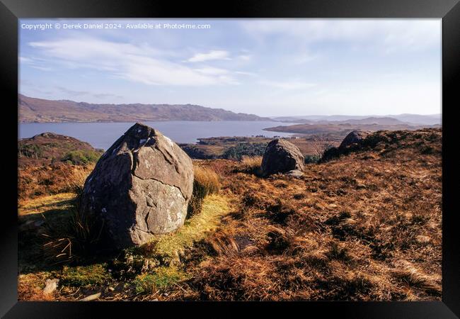 Loch Maree Framed Print by Derek Daniel