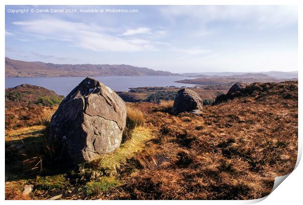 Loch Maree Print by Derek Daniel
