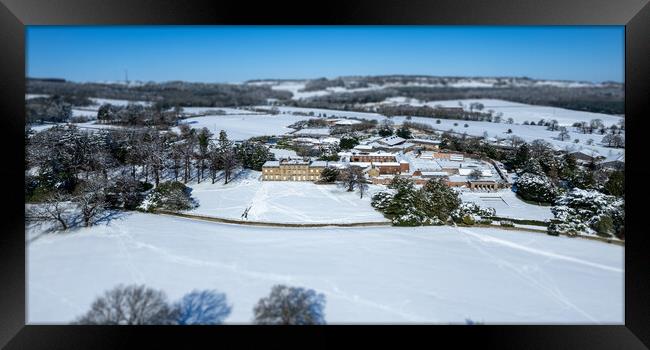 Cannon Hall  Framed Print by Apollo Aerial Photography