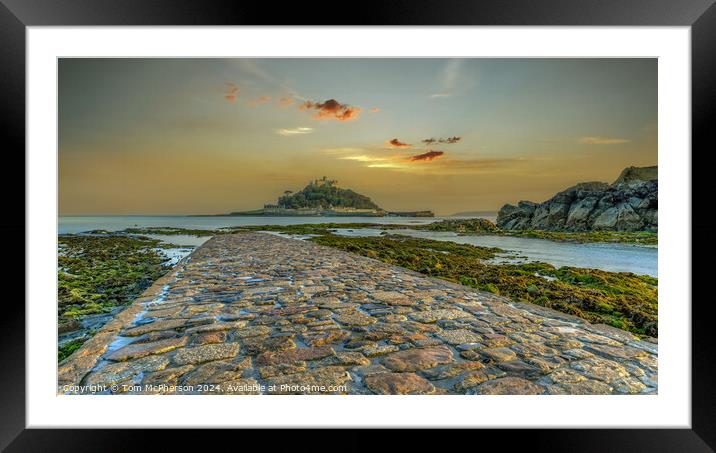 St. Michael’s Mount Framed Mounted Print by Tom McPherson