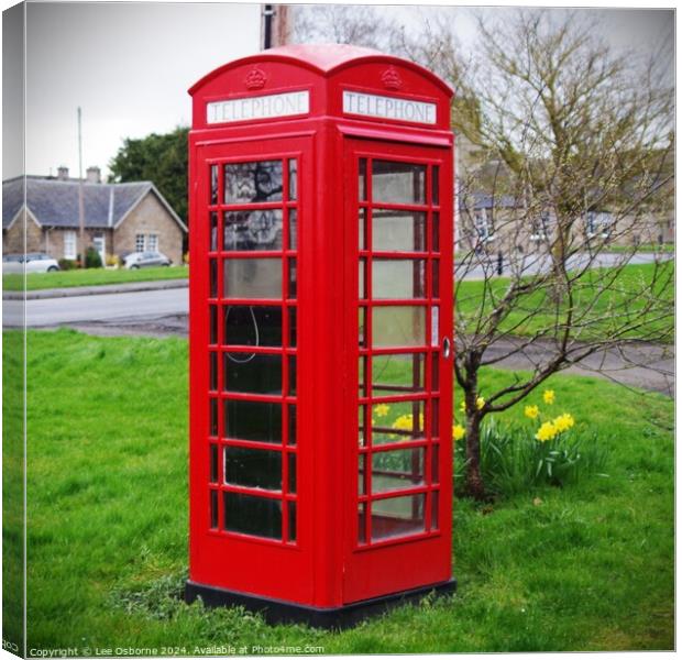 You May Telephone From Here (Dalmeny) 1 Canvas Print by Lee Osborne