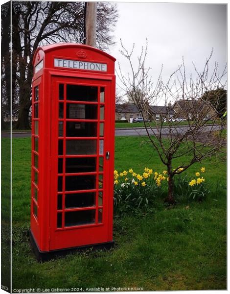 You May Telephone From Here (Dalmeny) 2 Canvas Print by Lee Osborne