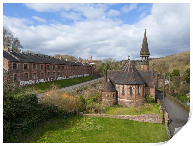 Jackfield church Print by Ironbridge Images