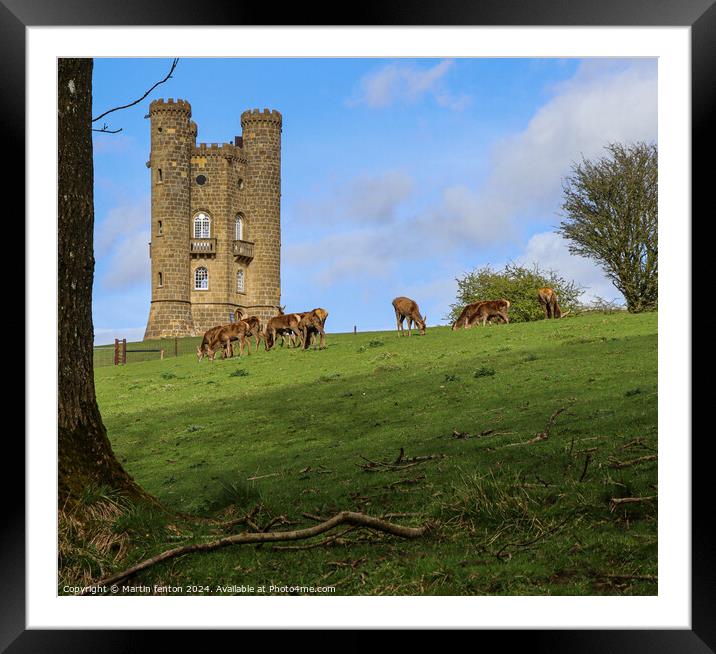 Broadway Tower Cotswolds Framed Mounted Print by Martin fenton