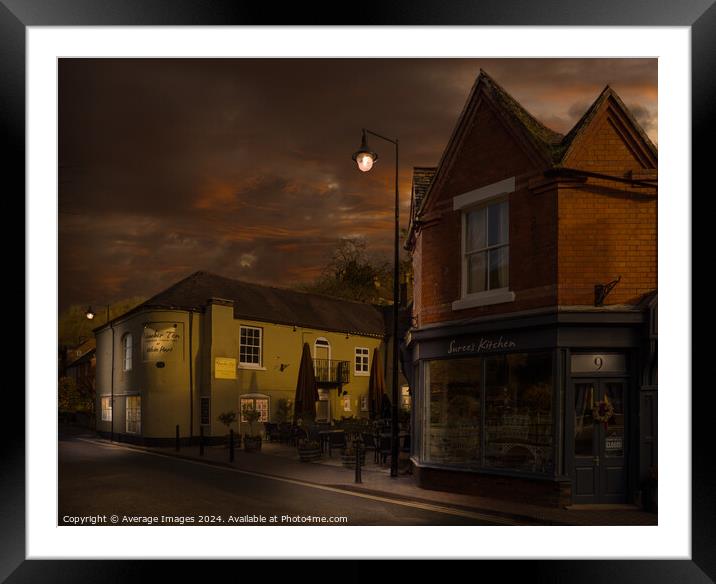 The White Hart Framed Mounted Print by Ironbridge Images