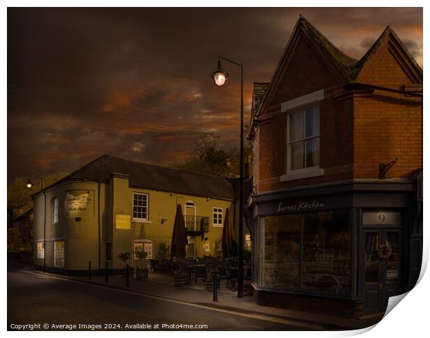 The White Hart Print by Ironbridge Images