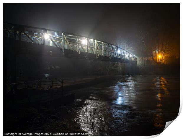 Memorial bridge Print by Ironbridge Images