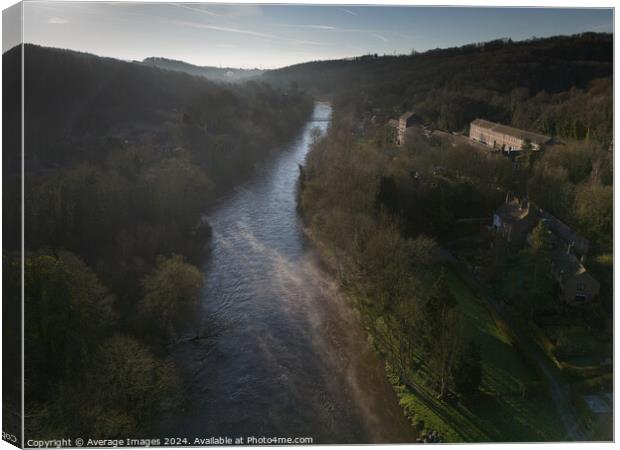 Misty morning Canvas Print by Ironbridge Images