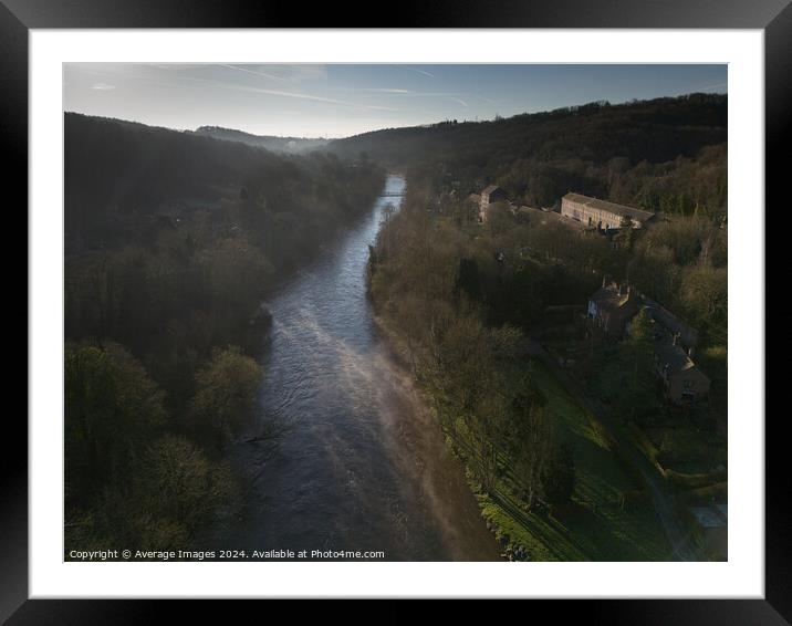 Misty morning Framed Mounted Print by Ironbridge Images