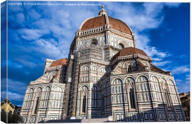 Duomo at sunrise, Florence, Tuscany, Italy Canvas Print by Angus McComiskey