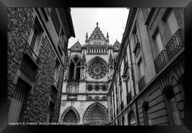 Our Lady of Reims Cathedral, France Framed Print by Imladris 