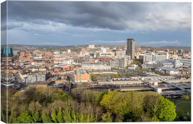 Sheffield Springtime Canvas Print by Apollo Aerial Photography