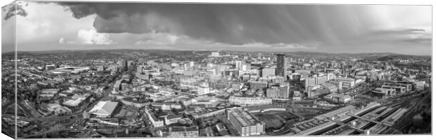 Sheffield April Showers Canvas Print by Apollo Aerial Photography