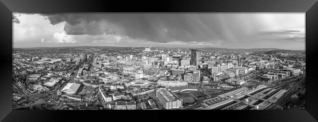 Sheffield April Showers Framed Print by Apollo Aerial Photography