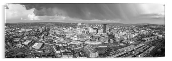 Sheffield April Showers Acrylic by Apollo Aerial Photography
