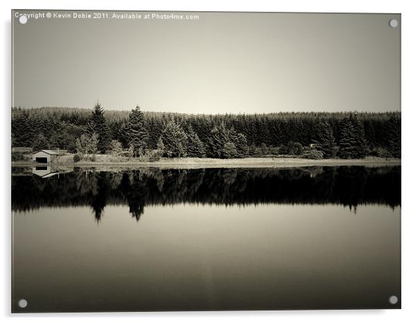 Scottish Loch Ettrick Acrylic by Kevin Dobie