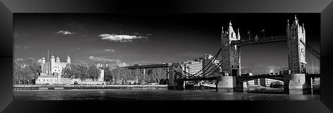 Tower of London and Tower Bridge Framed Print by Gary Eason