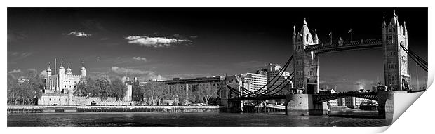 Tower of London and Tower Bridge Print by Gary Eason