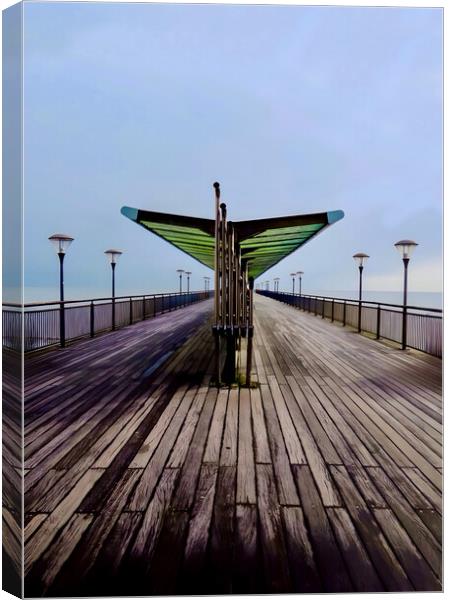 Boscombe Pier Canvas Print by Beryl Curran