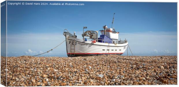 Fishing Boat Canvas Print by David Hare
