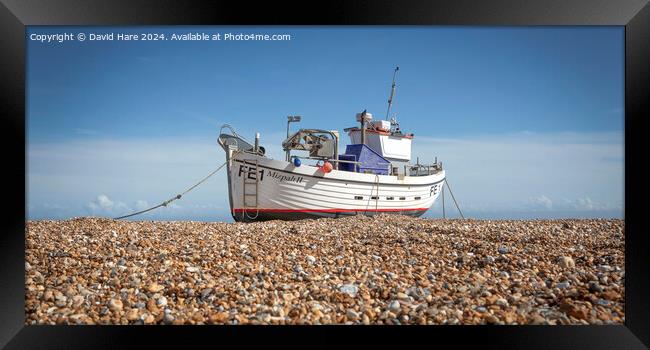 Fishing Boat Framed Print by David Hare