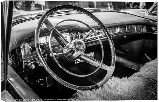 Classic Cadillac Canvas Print by David Hare