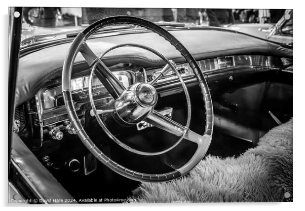 Classic Cadillac Acrylic by David Hare