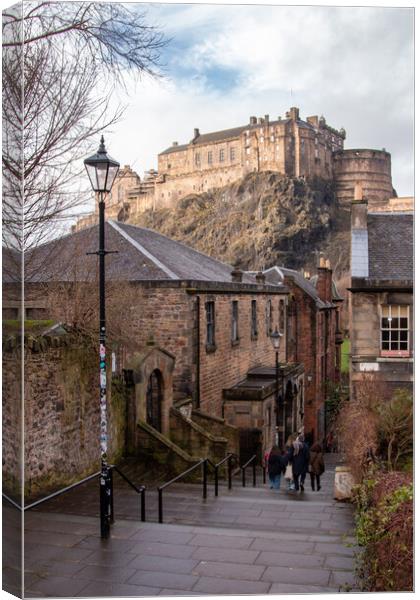 The Vennel Edinburgh Canvas Print by Jack Biggadike